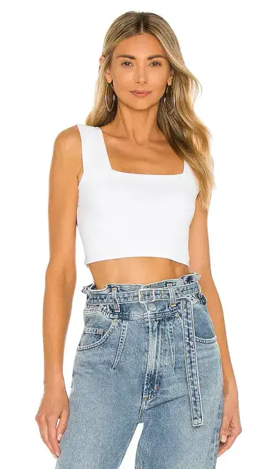 susana monaco Wide Strap Crop Top | Thumbnail 1 susana monaco Wide Strap Crop Top | Thumbnail 1