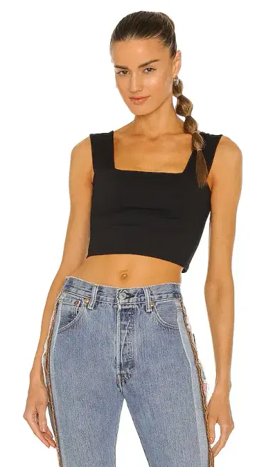 Susana Monaco Wide Strap Crop Top | Thumbnail 1 Susana Monaco Wide Strap Crop Top | Thumbnail 1