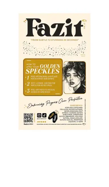 Fazit Beauty Glitter Freckle Makeup Patches | Thumbnail 2 Fazit Beauty Glitter Freckle Makeup Patches | Thumbnail 2