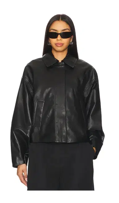 SIMKHAI Everli Cropped Jacket | Thumbnail 2 SIMKHAI Everli Cropped Jacket | Thumbnail 2