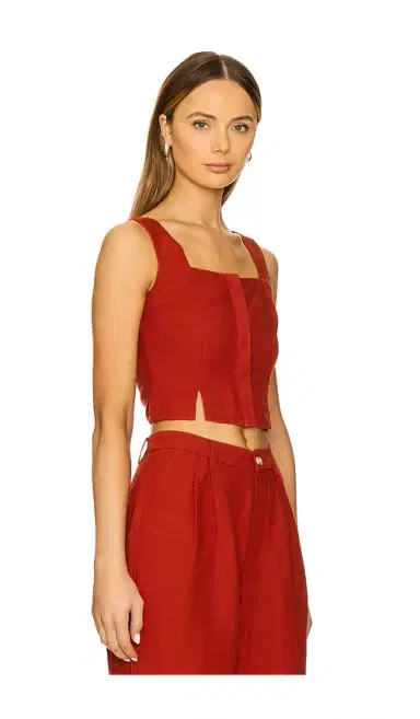 Onia Air Linen Square Neck Top | Thumbnail 2 Onia Air Linen Square Neck Top | Thumbnail 2