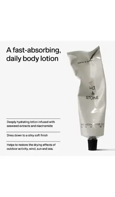 SALT & STONE Santal & Vetiver Body Lotion 100ml | Thumbnail 2 SALT & STONE Santal & Vetiver Body Lotion 100ml | Thumbnail 2