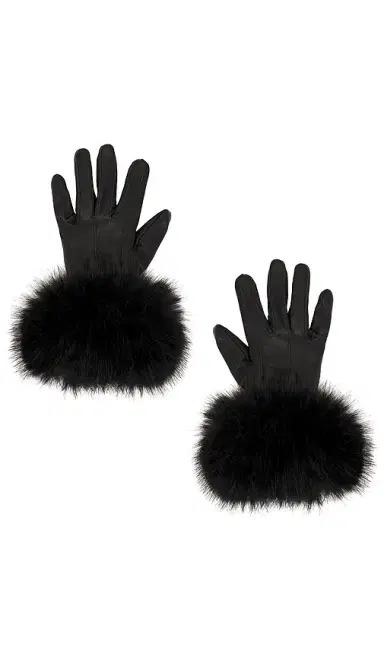 Adrienne Landau The Leather Faux Fur Glove | Thumbnail 1 Adrienne Landau The Leather Faux Fur Glove | Thumbnail 1