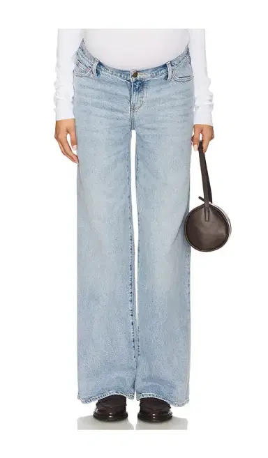 Hatch The Maternity Wide Leg Jeans | Thumbnail 2 Hatch The Maternity Wide Leg Jeans | Thumbnail 2