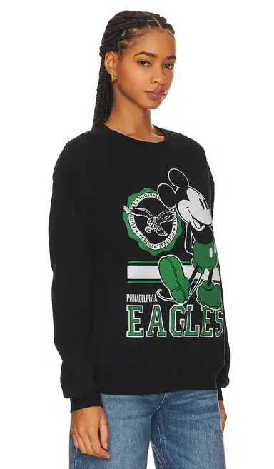 Junk Food Eagles Mickey Crewneck | Thumbnail 2 Junk Food Eagles Mickey Crewneck | Thumbnail 2