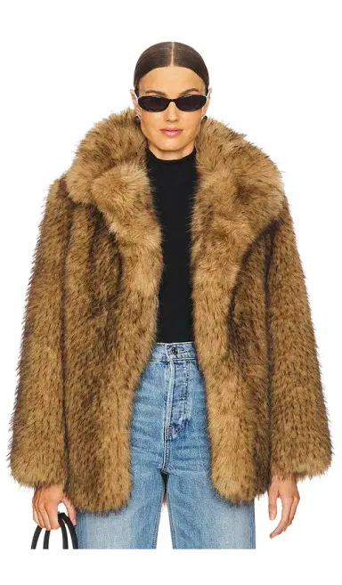 L'Academie Gamine Faux Fur Jacket | Thumbnail 1 L'Academie Gamine Faux Fur Jacket | Thumbnail 1