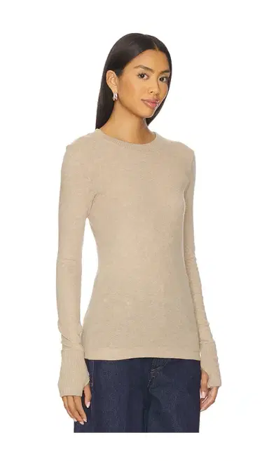 ENZA COSTA Cashmere Easy Cuffed Crew | Thumbnail 2 ENZA COSTA Cashmere Easy Cuffed Crew | Thumbnail 2