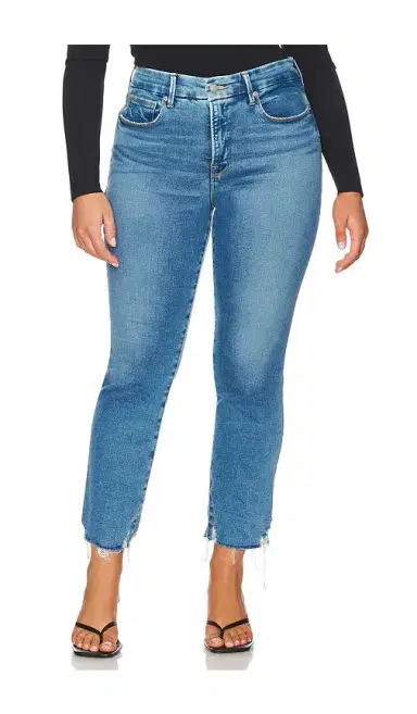 Good American Good Legs Straight Jeans | Thumbnail 2 Good American Good Legs Straight Jeans | Thumbnail 2