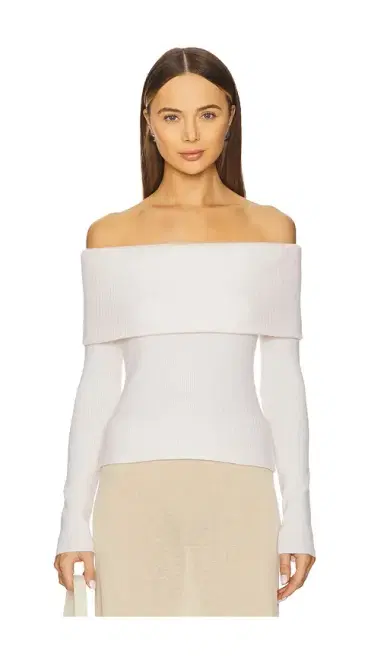 Enza Costa Off Shoulder Sweater | Thumbnail 1 Enza Costa Off Shoulder Sweater | Thumbnail 1