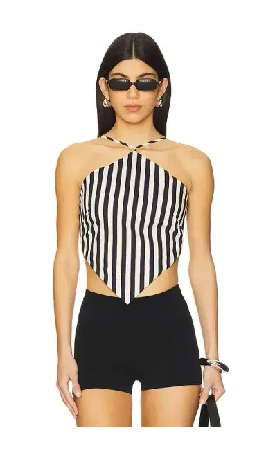 SIMONMILLER Kit Poplin Tie Top | Thumbnail 1 SIMONMILLER Kit Poplin Tie Top | Thumbnail 1