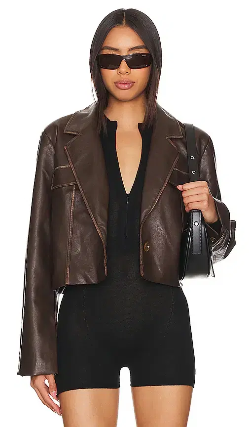 Blakely Faux Leather Jacket Blakely Faux Leather Jacket