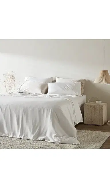 Ettitude Twin Sateen Solid Duvet Cover | Thumbnail 2 Ettitude Twin Sateen Solid Duvet Cover | Thumbnail 2