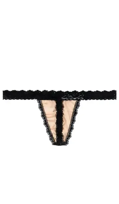 Hanky Panky AFTER MIDNIGHT Tulle Open Crotch G-String | Thumbnail 2 Hanky Panky AFTER MIDNIGHT Tulle Open Crotch G-String | Thumbnail 2