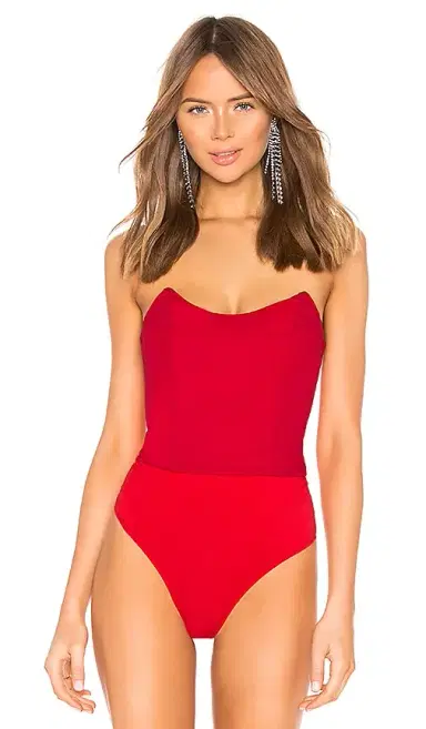 superdown Stevie Sweetheart Bodysuit | Thumbnail 2 superdown Stevie Sweetheart Bodysuit | Thumbnail 2