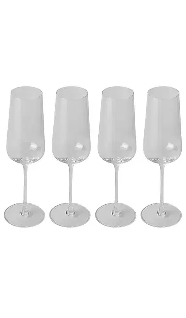 Fable The Flute Glasses Set of 4 | Thumbnail 1 Fable The Flute Glasses Set of 4 | Thumbnail 1