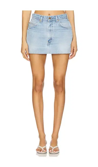 aligrace Vintage Hemmed Mini Skirt | Thumbnail 1 aligrace Vintage Hemmed Mini Skirt | Thumbnail 1