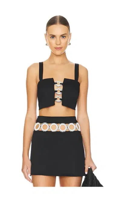 My Beachy Side Square Neck Crop Top | Thumbnail 1 My Beachy Side Square Neck Crop Top | Thumbnail 1