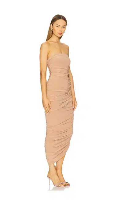 Norma Kamali Diana Strapless Gown | Thumbnail 2 Norma Kamali Diana Strapless Gown | Thumbnail 2