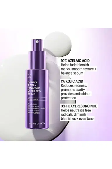 Allies of Skin Azelaic & Kojic Advanced Clarifying Serum 1oz | Thumbnail 6 Allies of Skin Azelaic & Kojic Advanced Clarifying Serum 1oz | Thumbnail 6