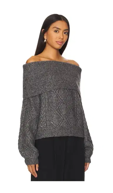Gestuz Adie Off Shoulder Sweater | Thumbnail 2 Gestuz Adie Off Shoulder Sweater | Thumbnail 2
