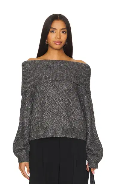 Gestuz Adie Off Shoulder Sweater | Thumbnail 1 Gestuz Adie Off Shoulder Sweater | Thumbnail 1