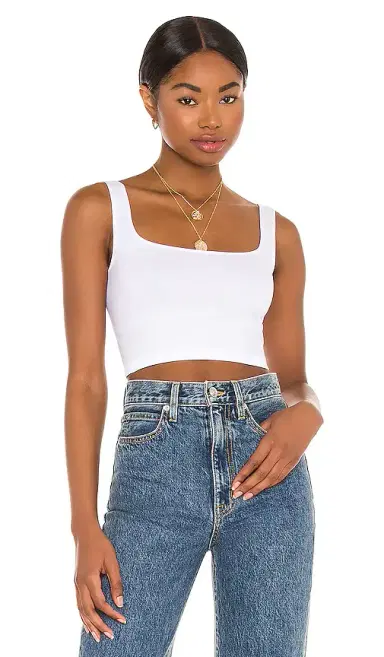 Free People Scoop Neck Crop Top | Thumbnail 1 Free People Scoop Neck Crop Top | Thumbnail 1