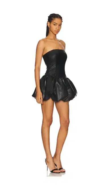 Lovers and Friends Elena Faux Leather Mini Dress | Thumbnail 2 Lovers and Friends Elena Faux Leather Mini Dress | Thumbnail 2