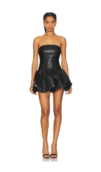Lovers and Friends Elena Faux Leather Mini Dress | Thumbnail 1 Lovers and Friends Elena Faux Leather Mini Dress | Thumbnail 1
