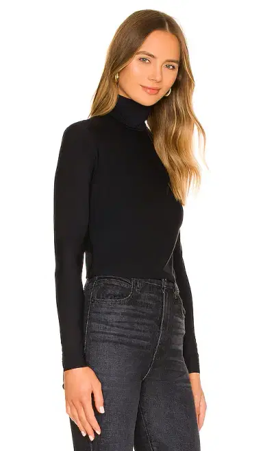 Commando Butter Long Sleeve Cropped Turtleneck | Thumbnail 2 Commando Butter Long Sleeve Cropped Turtleneck | Thumbnail 2