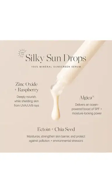 KORA Organics Silky Sun Drops 100% Mineral Sunscreen Serum SPF 30 | Thumbnail 2 KORA Organics Silky Sun Drops 100% Mineral Sunscreen Serum SPF 30 | Thumbnail 2