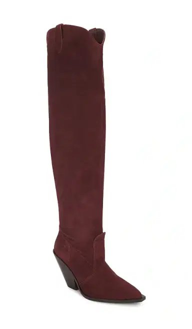 Free People Triple Crown Over The Knee Boot In Espresso Suede | Thumbnail 2 Free People Triple Crown Over The Knee Boot In Espresso Suede | Thumbnail 2