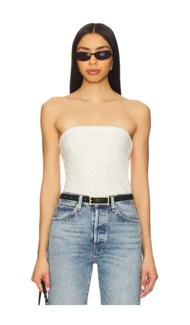 ASTR The Label Kai Sweater Tube Top | Thumbnail 1 ASTR The Label Kai Sweater Tube Top | Thumbnail 1