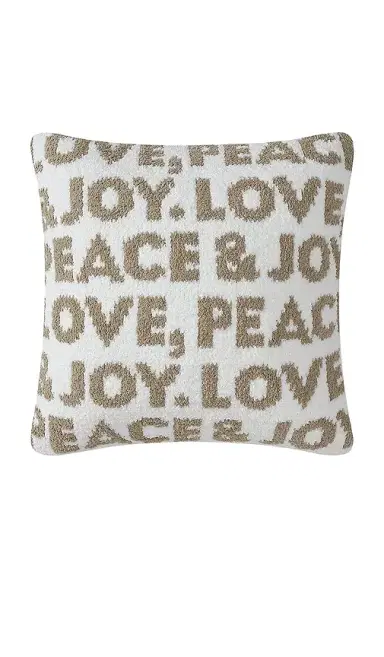 Sunday Citizen Love, Peace, And Joy Throw Pillow | Thumbnail 1 Sunday Citizen Love, Peace, And Joy Throw Pillow | Thumbnail 1