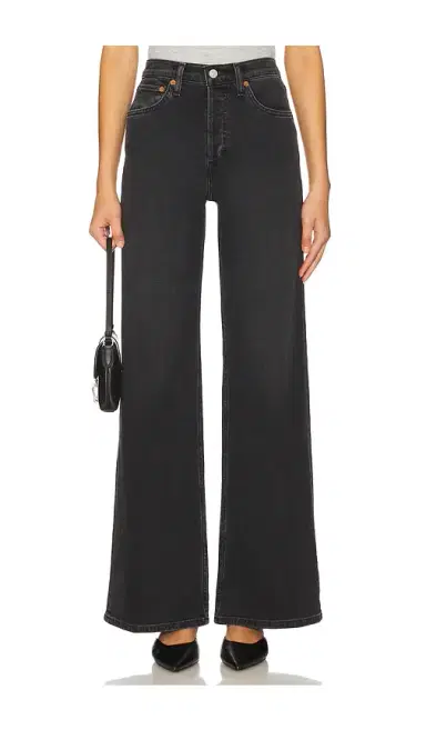 RE/DONE Originals High Rise Wide Leg Jeans | Thumbnail 1 RE/DONE Originals High Rise Wide Leg Jeans | Thumbnail 1