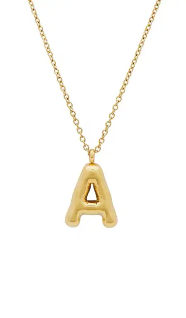 petit moments Bubble Initial Necklace | Thumbnail 2 petit moments Bubble Initial Necklace | Thumbnail 2