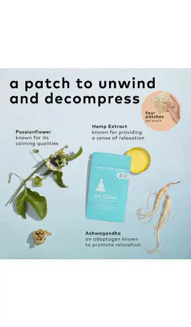 The Good Patch Be Calm Hemp Patch 4 count | Thumbnail 2 The Good Patch Be Calm Hemp Patch 4 count | Thumbnail 2