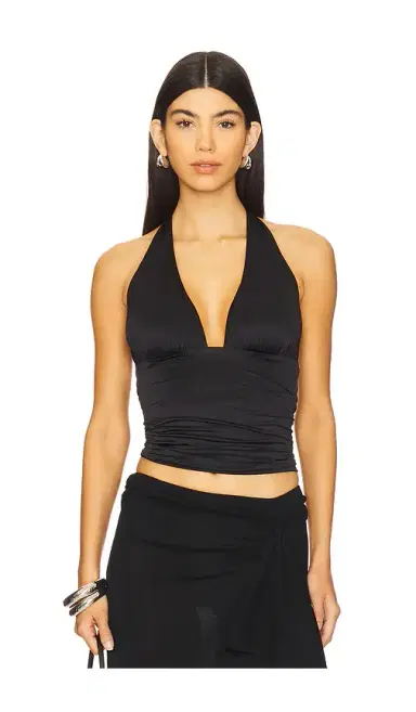 Good American Slinky Jersey Halter Top | Thumbnail 1 Good American Slinky Jersey Halter Top | Thumbnail 1