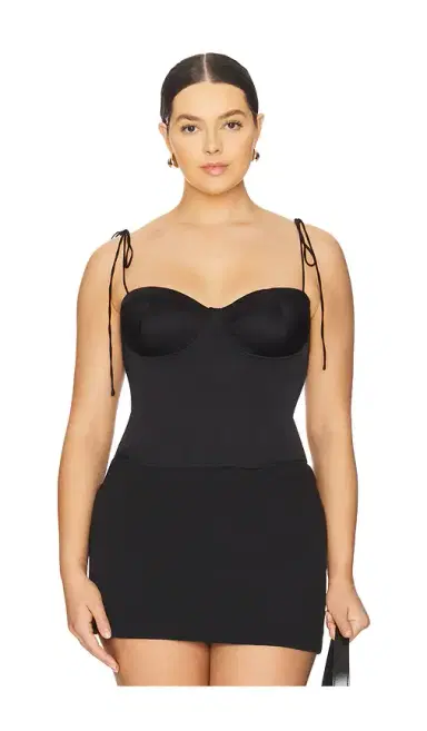Good American Satin Bustier Top | Thumbnail 2 Good American Satin Bustier Top | Thumbnail 2
