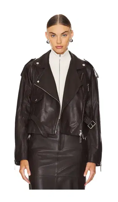 Camila Coelho Ambrosia Leather Moto Jacket | Thumbnail 2 Camila Coelho Ambrosia Leather Moto Jacket | Thumbnail 2