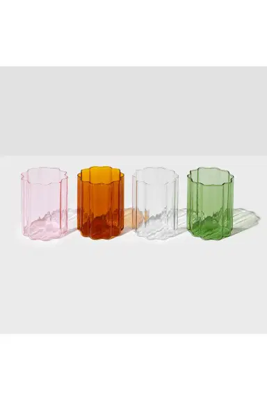 Fazeek Wave Glass Set Of 4 | Thumbnail 4 Fazeek Wave Glass Set Of 4 | Thumbnail 4