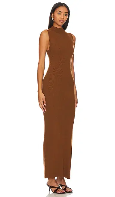 Enza Costa Silk Sweater Knit Mockneck Dress | Thumbnail 2 Enza Costa Silk Sweater Knit Mockneck Dress | Thumbnail 2