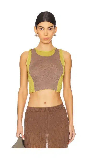 Isa Boulder Two-tone Twisted Top | Thumbnail 2 Isa Boulder Two-tone Twisted Top | Thumbnail 2
