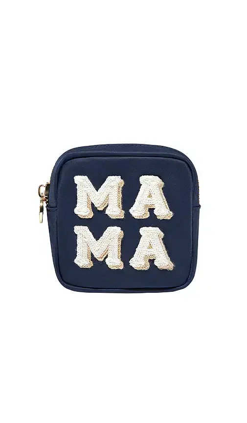 mama Embroidered Mini Pouch mama Embroidered Mini Pouch