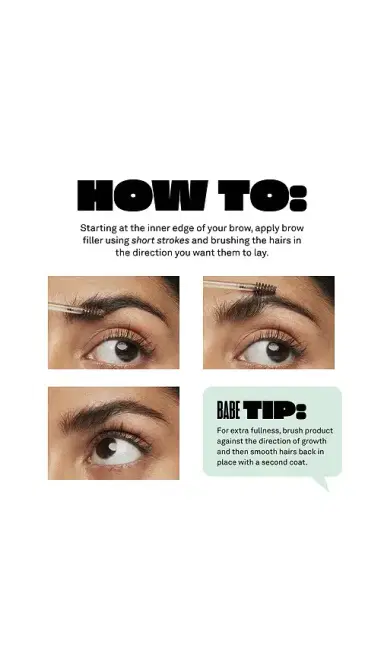 Babe Original Babe Brow Volumizing Brow Filler | Thumbnail 2 Babe Original Babe Brow Volumizing Brow Filler | Thumbnail 2