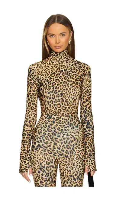 Norma Kamali Slim Fit Long Sleeve Turtleneck Top | Thumbnail 1 Norma Kamali Slim Fit Long Sleeve Turtleneck Top | Thumbnail 1