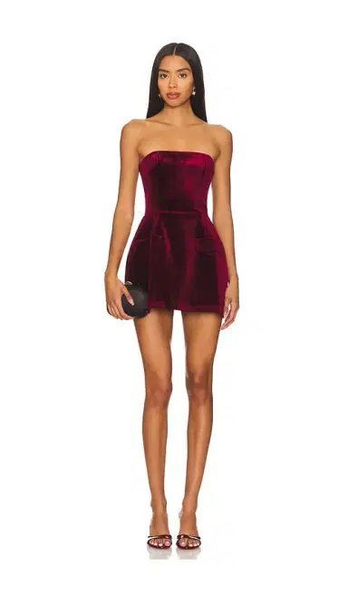 Amanda Uprichard Strapless Bethany Romper | Thumbnail 1 Amanda Uprichard Strapless Bethany Romper | Thumbnail 1