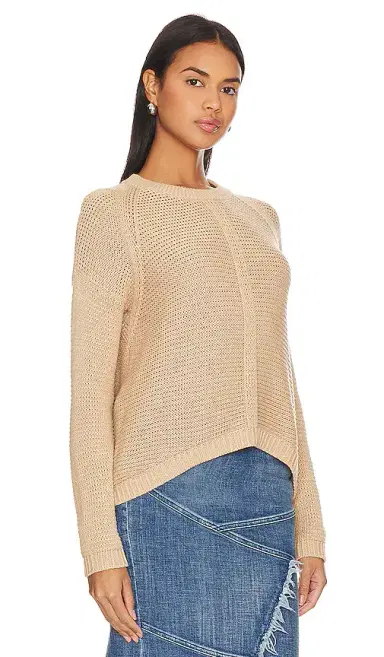 Autumn Cashmere Open Stitch Crew Neck | Thumbnail 2 Autumn Cashmere Open Stitch Crew Neck | Thumbnail 2