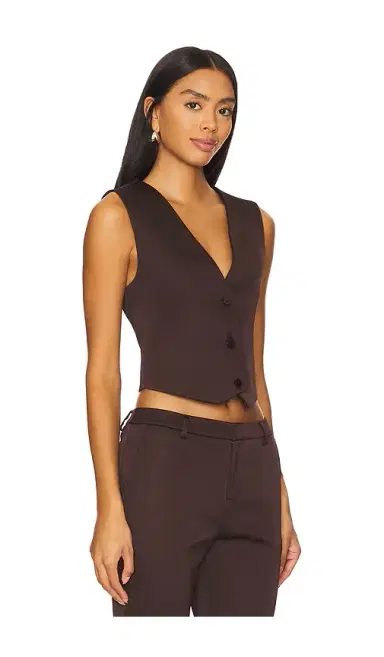 SEROYA Edwina Havey Satin Vest | Thumbnail 2 SEROYA Edwina Havey Satin Vest | Thumbnail 2
