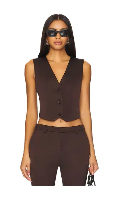 SEROYA Edwina Havey Satin Vest | Thumbnail 1 SEROYA Edwina Havey Satin Vest | Thumbnail 1