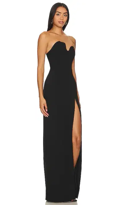 Amanda Uprichard X Revolve Strapless Puzzle Gown | Thumbnail 2 Amanda Uprichard X Revolve Strapless Puzzle Gown | Thumbnail 2